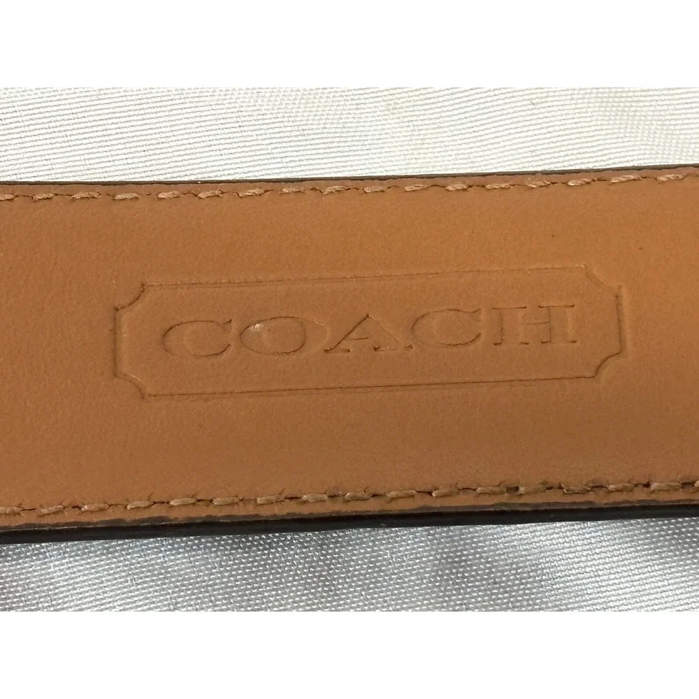 Coach black leather
